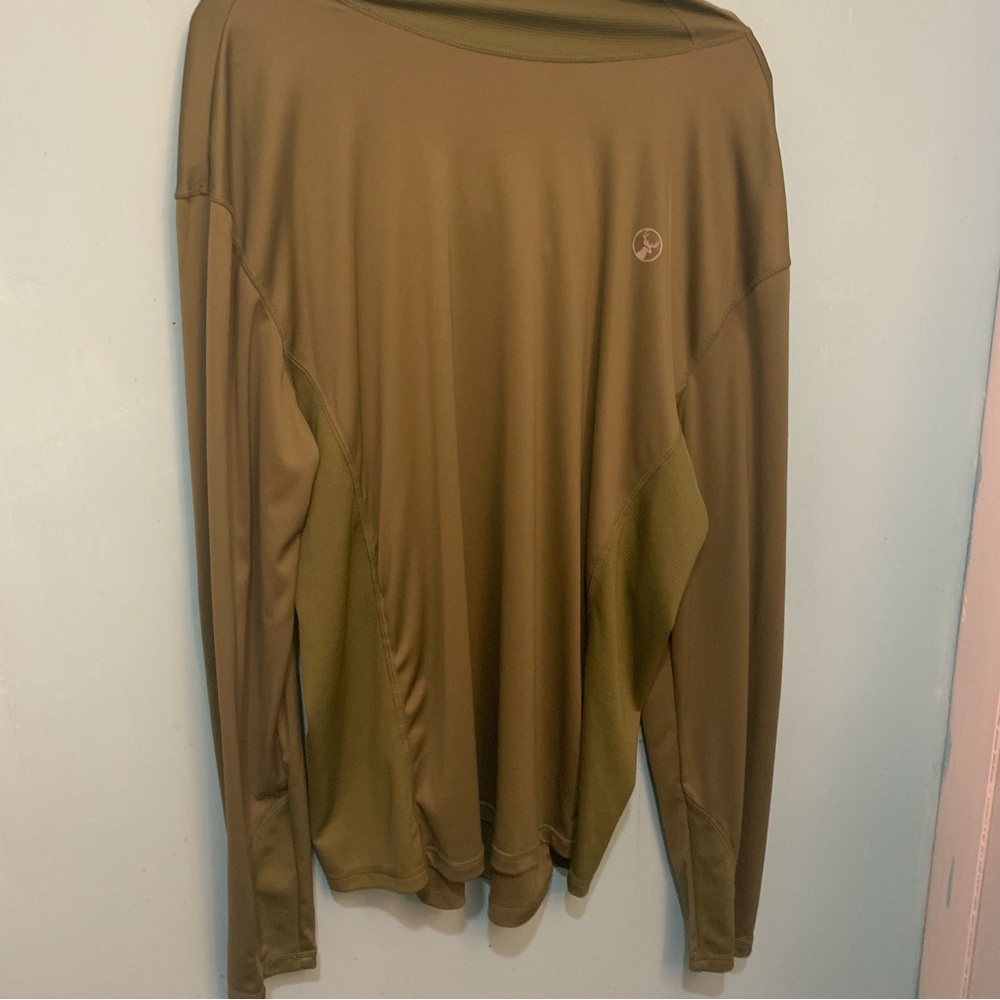 Southern Legends Gorpcore XL Green Reglan Long Sleeve Crew Neck Stretchy Hoodie